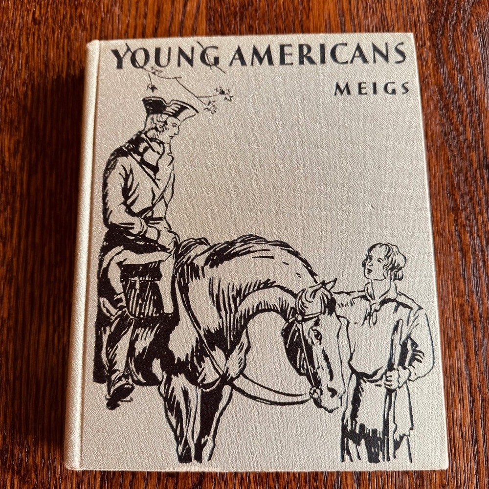 Young Americans Cornelia Meigs 1936 Junior Literary Guild Hardcover History Book